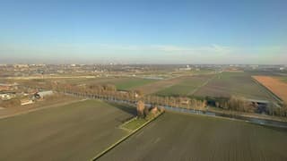 Aanvlieg  route Schiphol 