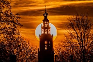 Zonsondergang Martini toren