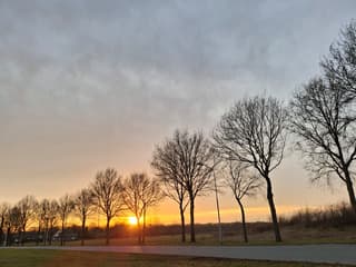 zonsondergang 