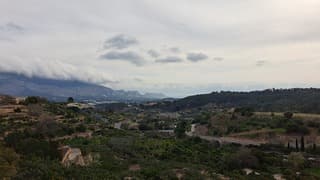 Veel bewolking in Spanje 