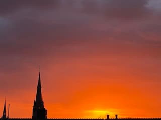 Een gouden zonsopkomst 