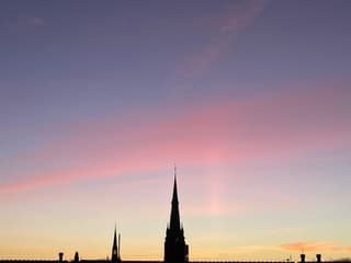 Een prachtige ochtend lucht