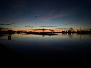 Prachtige zonsondergang in Eastermar
