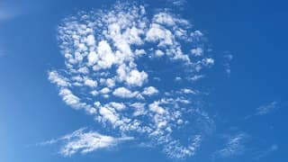 Prachtige wolkenlucht 