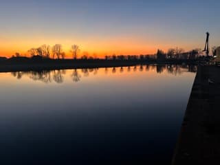 Zonsopkomst Arnekanaal Middelburg