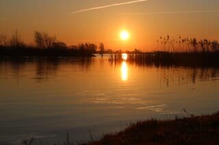 windstille vroege ochtend
