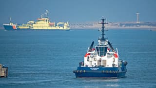 Rotterdamse haven in de zon