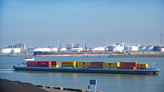 Zonnig weer in Rotterdam