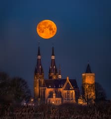 Ondergang volle maan 