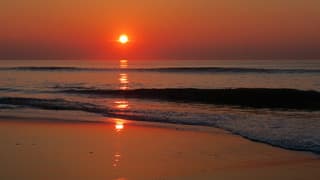 Als de zon onder gaat...