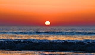 Mooi shara rood zonsondergang.?