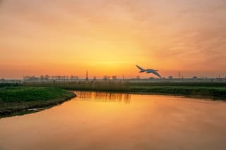 Zonsopkomst met Saharazand