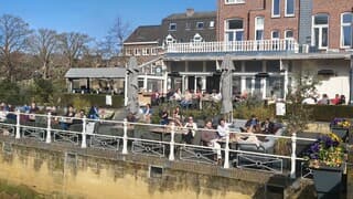 Heerlijk windstil en zonnig weer.