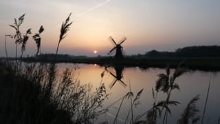 Zonsondergang 