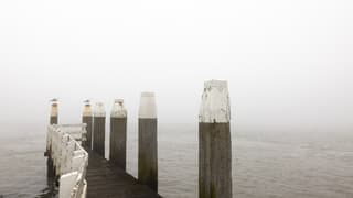 Waddenzee in Mist