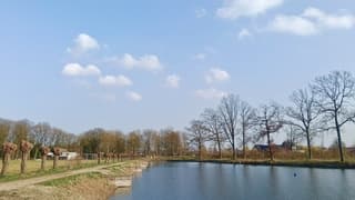 In de middag kwamen er wat wolkjes opzetten 