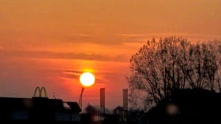 En de zon gaat onder 