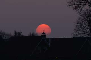 Zonsondergang 