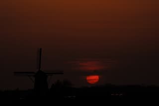 Mooie Zonsondergang.