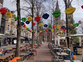 Wisselvallig, zon en wolken.