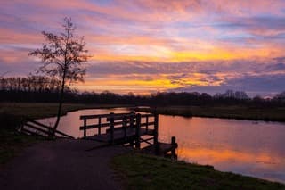 Zonsopkomst ochtendrood