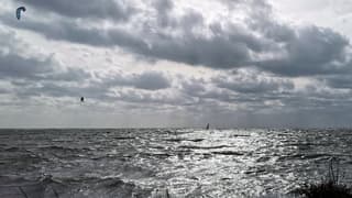 Markermeer zon en wolken 