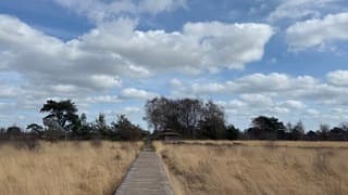 Af en toe maakten de wolken plaats voor de zon