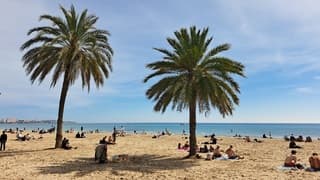 Lekker strandweertje vandaag aan de Costa Blanca 