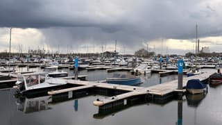 Naderende regenwolken