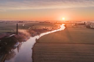 zonsopkomst oostrum friesland 15-03-2026