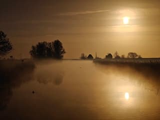 Wat een geweldig mooie zonsopkomst 