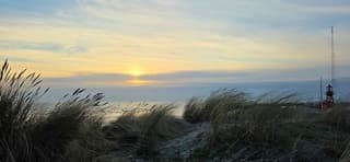 Een mooie afsluiter van de dag boven de Friese waddenkust 