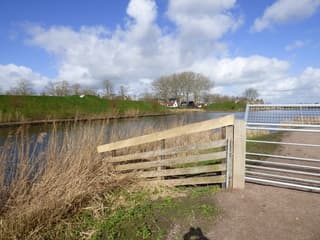 Hollandse luchten vanmorgen in Muiden.