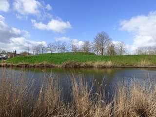 Hollandse luchten vanmorgen in Muiden.