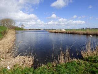 Hollandse luchten vanmorgen in Muiden.