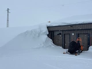 Veel sneeuw op hoogte 