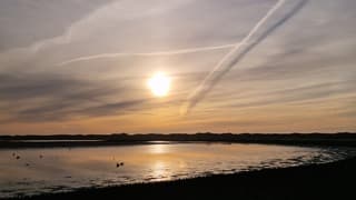 Schitterende zonsopgang boven de Slufter 