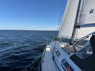 Zeilen onder de zon naar Urk