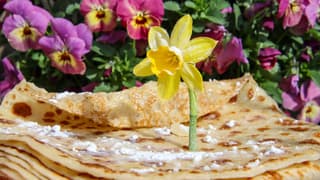 Start van de Lente op een Pannenkoek