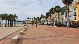 Licht bewolkt aan de Costa Blanca 