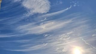 Zon en wolken 