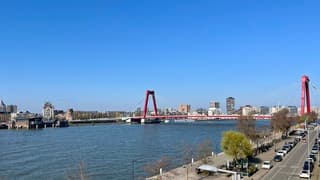 Geen wolkje aan de lucht vanmiddag 