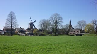 Zon, blauwe lucht en een frisse oostenwind 