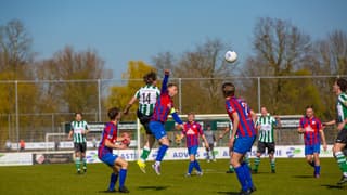  Prima voetbalweer vanmiddag in Tricht