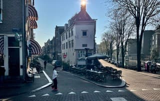 De dag is goed begonnen met veel zonneschijn. 