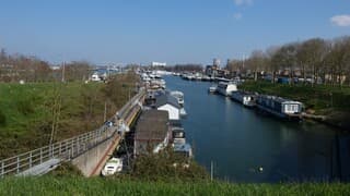 Uitzicht op lighaven.