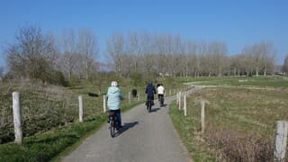 Heerlijk fietsweer vandaag.
