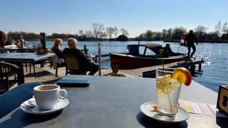 Heerlijk terrasjes weer