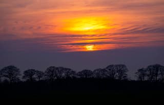 Zonsondergang Enschede