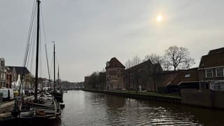 Waterig zonnentje Zwolle